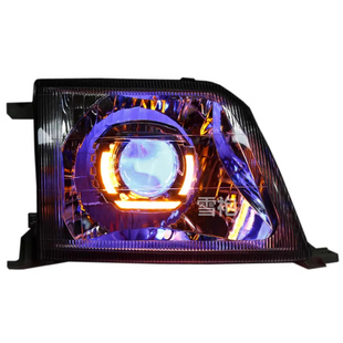 丰田霸道LC95大灯透镜VZJ95 LC90改装3400大灯LED双光透镜适用于