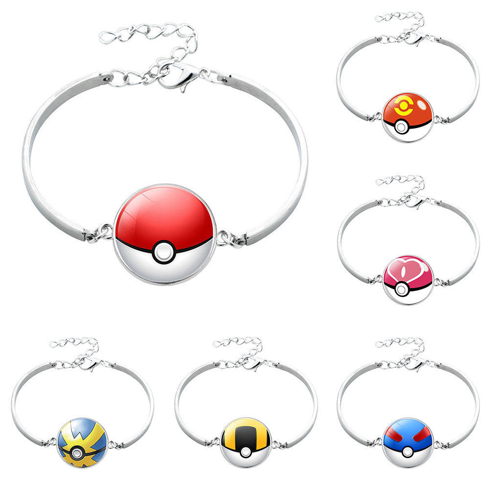 饰品 儿童口袋妖怪精灵球pokem0n go水晶手链手镯