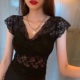 韩版 夏装 甜美蕾丝带胸垫无钢圈背心吊带外穿打底内搭一体文胸上衣