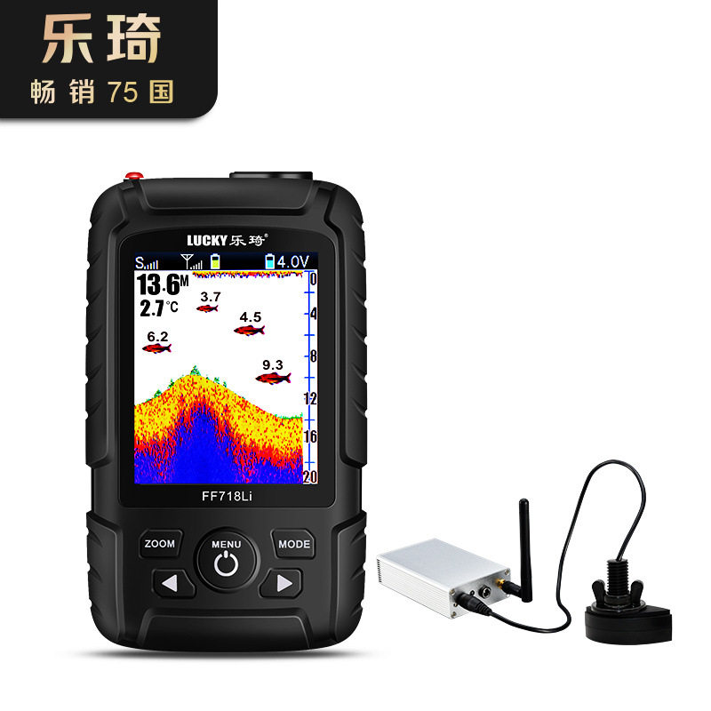 乐琦水下探鱼器钓鱼神器超声波无线声纳探测台钓海钓路亚冰钓抓鱼