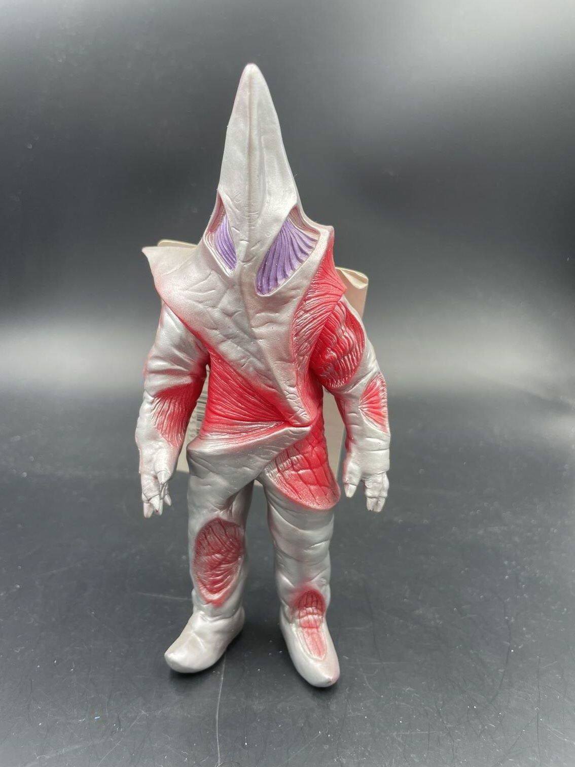 万代17cm怪兽软胶迪迦戴拿奥特曼 雷丘兰星人佐卡 品相实拍