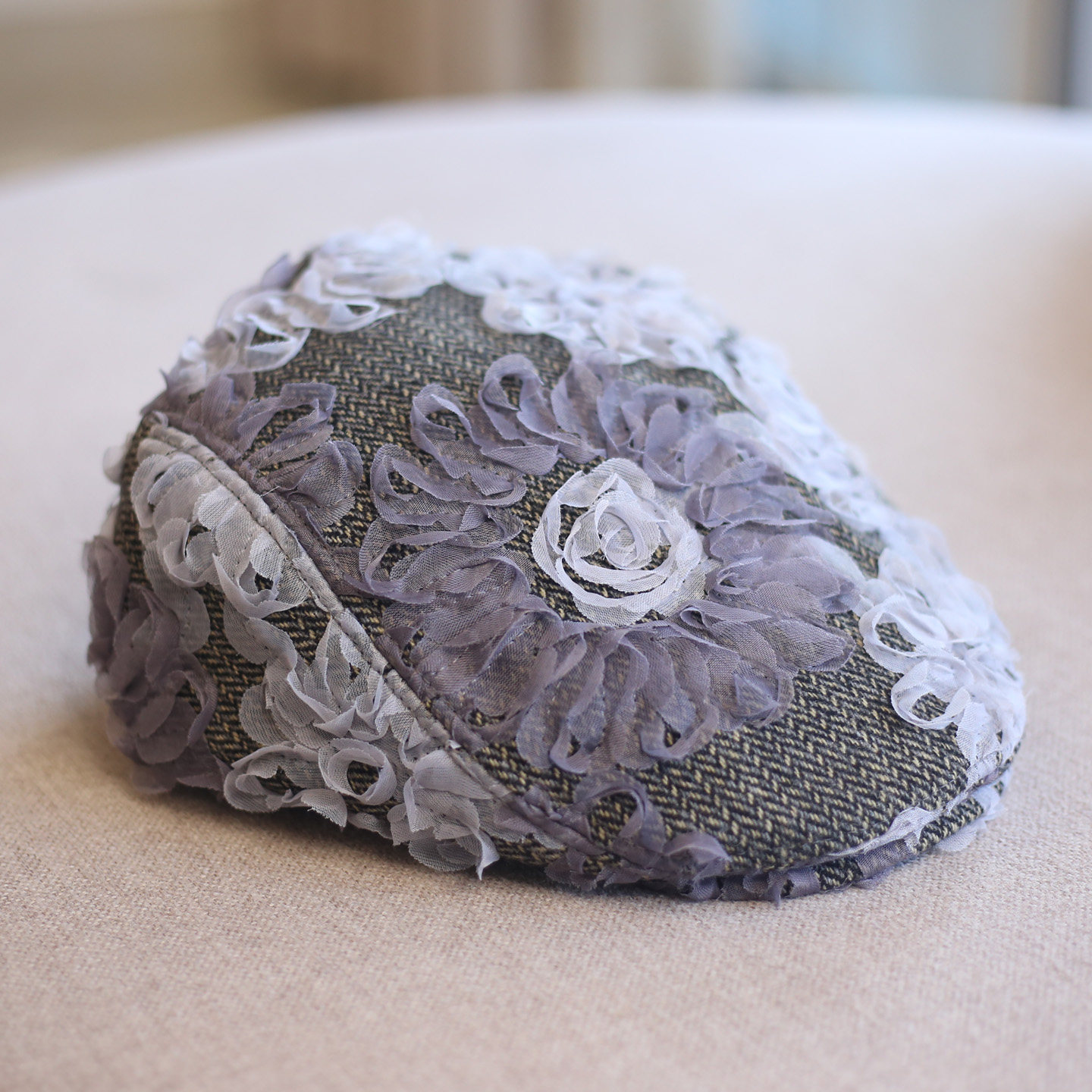 文艺手工花朵前进帽子女秋冬保暖鸭舌帽仙女风报童帽通勤时装帽潮,服饰配件/皮带/帽子/围巾,帽子,淘宝优惠券,粉丝福利购,淘宝优惠卷