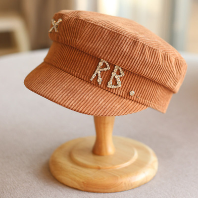 鸭舌帽逛街休闲女秋冬短檐