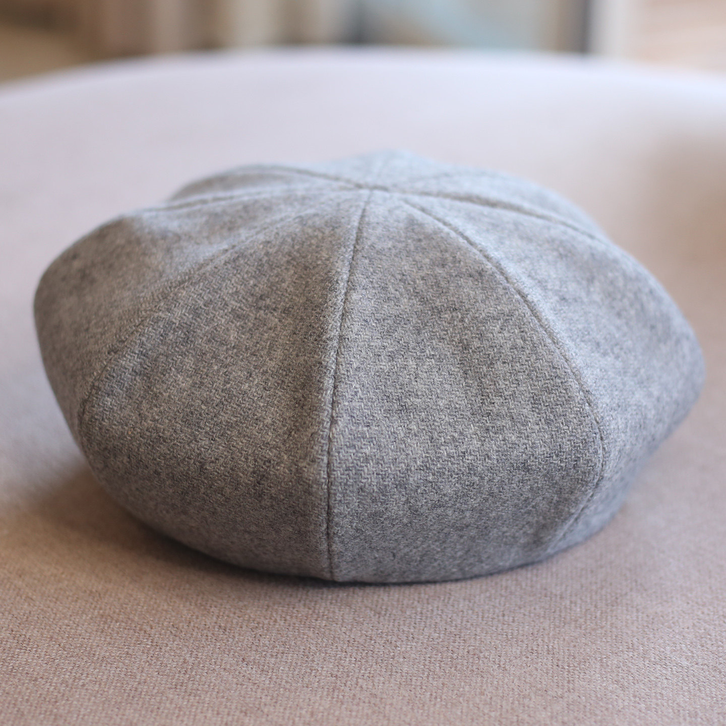 冰冰同款灰色云朵贝雷帽