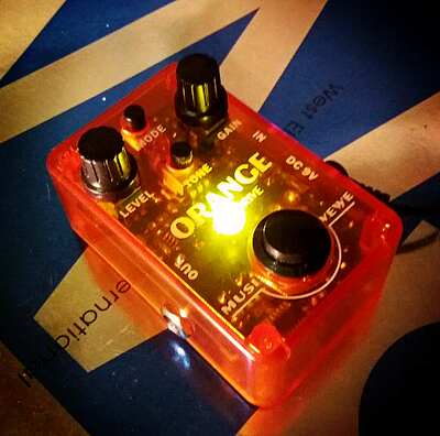 MUSI WEWE 迷你超清效果器 ORANGE OVERDRIVE 桔过载1