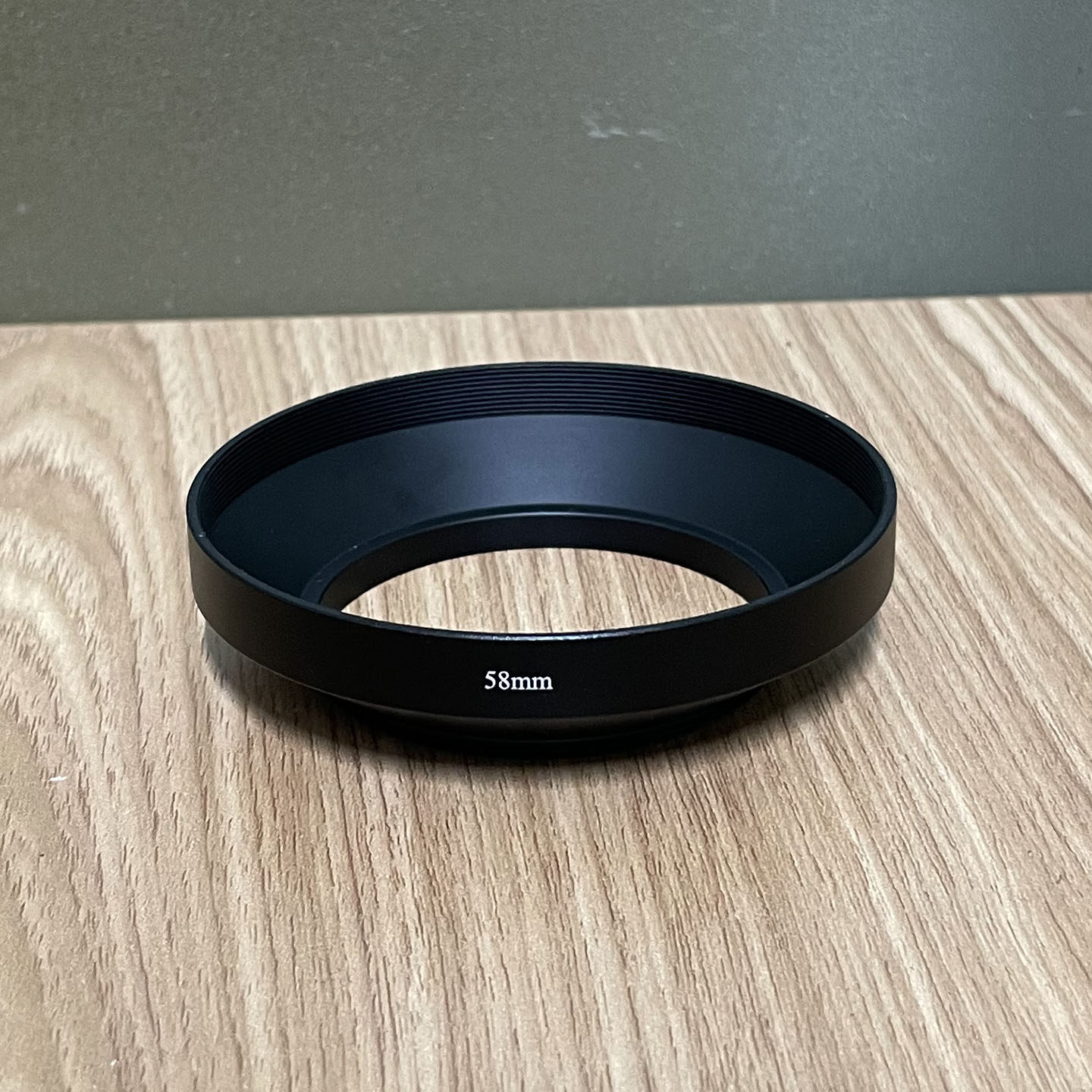 72mm金属广角镜头遮光罩通用罗口遮阳罩适用佳能尼康索尼富士宾得