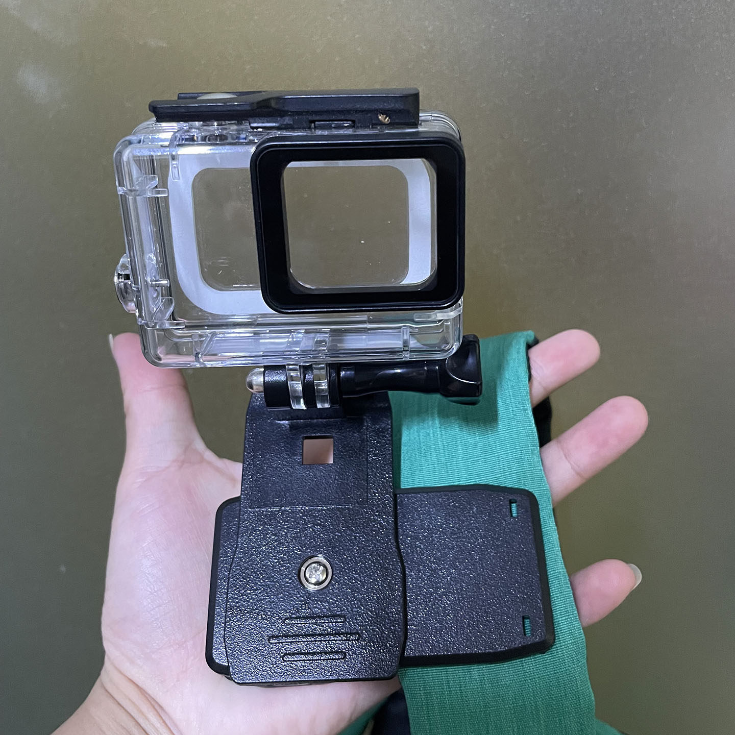 适用于360度调节大力夹具gopro Hero5/4/3背包夹小蚁运动相机夹子
