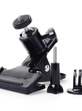 适用gopro5/7/8/9云台大力夹 山狗 小蚁运动相机配件 gopro大力夹