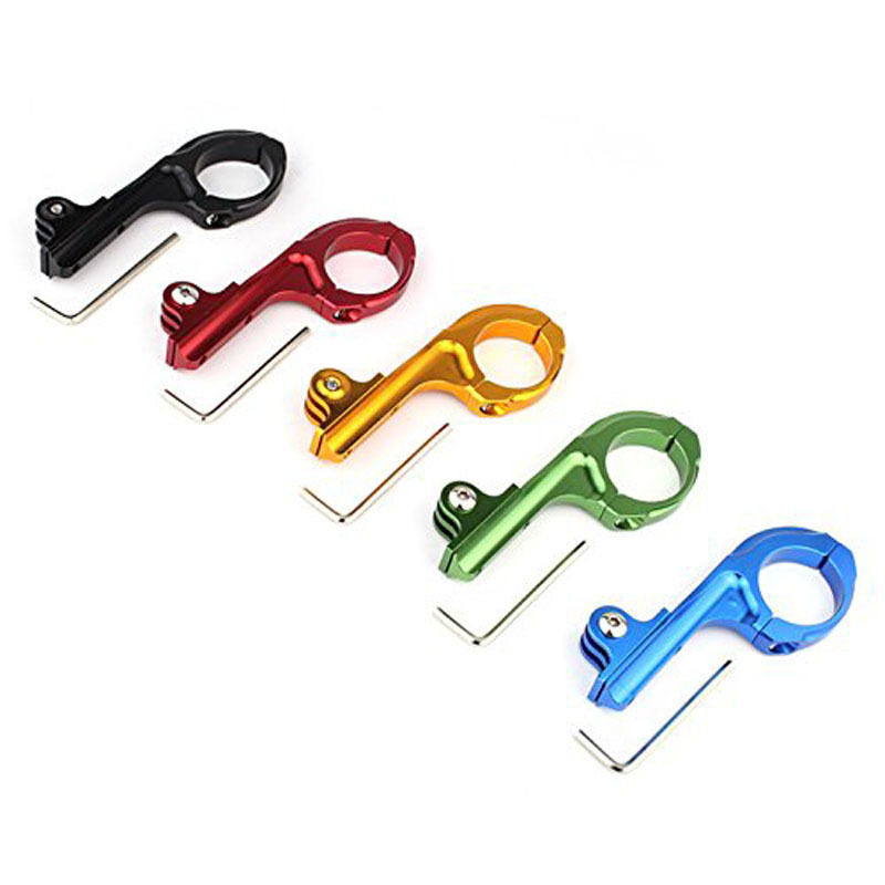 GoPro单车夹 运动相机小蚁配件 Q型自行车夹 单车固定夹支架