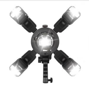 手持S型卡盘s型闪光灯支架保荣接口卡盘s架s底座多功能灯座神牛