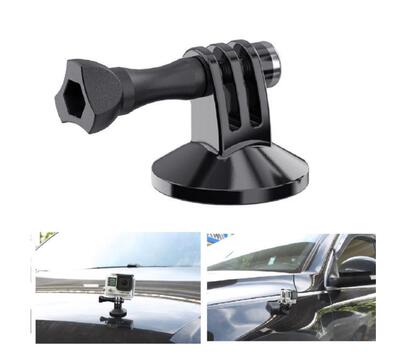 GoProHERO5/4/3+配件超强磁铁底座山狗小蚁配件磁力基座接头通用