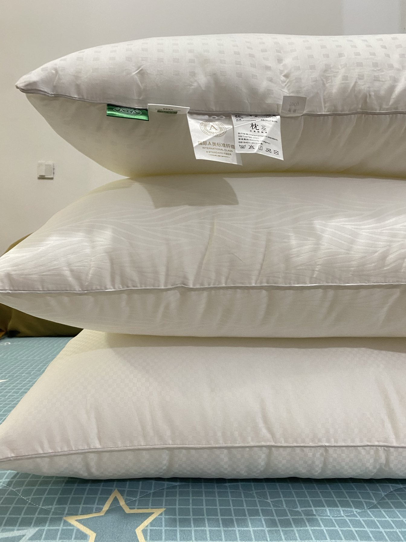 星级酒店同款全棉枕芯枕头羽丝棉酒店枕头学生枕床上用品60支棉枕