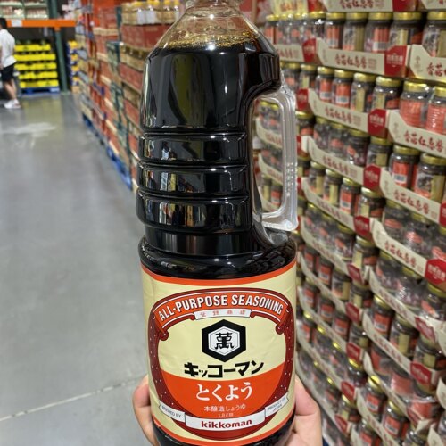 Costco开市客日本进口SOY SAUCE万字牌德用酱油1.8L酿造调料0添加