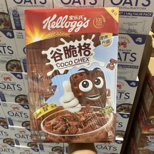 家乐氏谷脆格麦片巧克力可可味