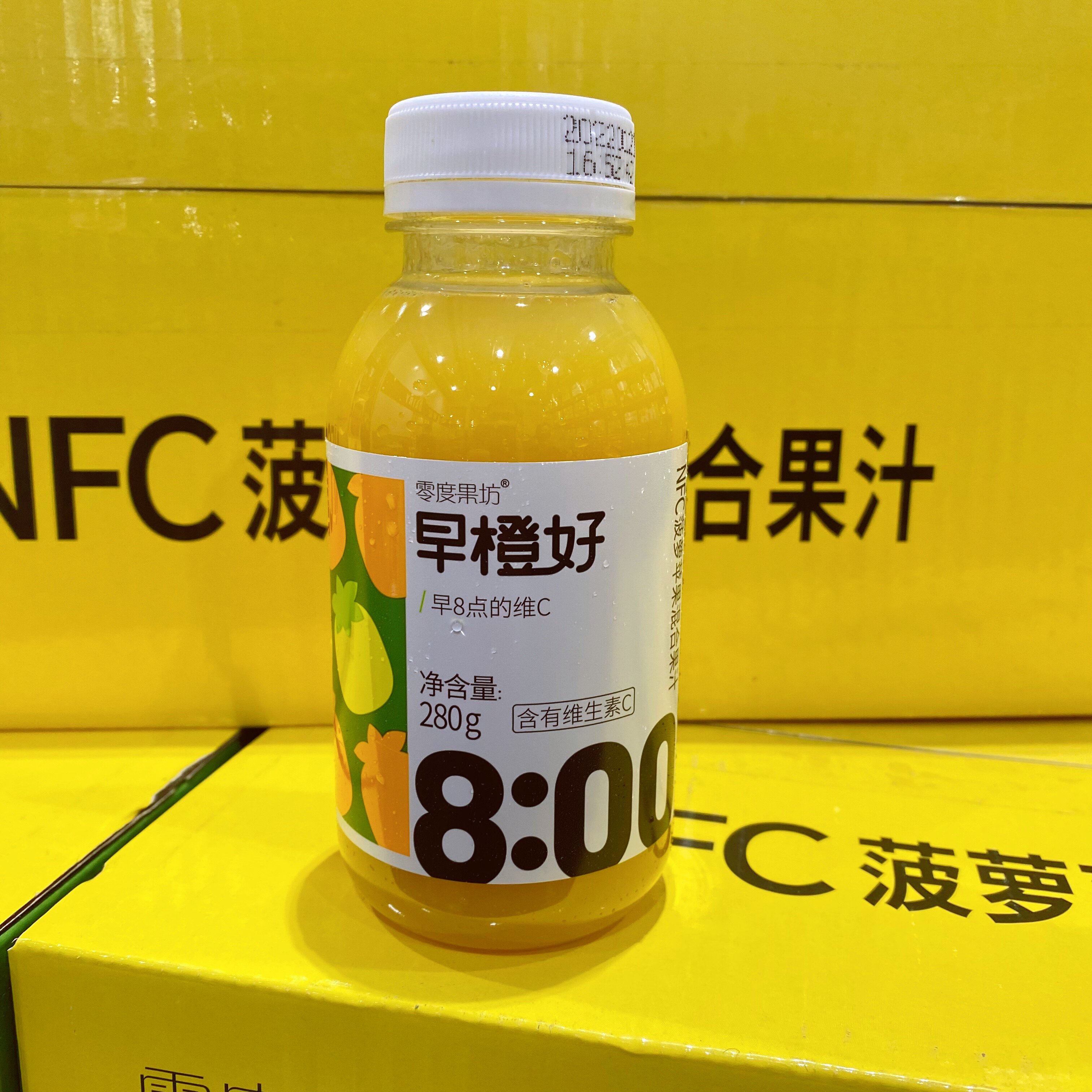 costco代购零度果坊早橙好nfc菠萝苹果汁无添加100%果汁饮料 整箱