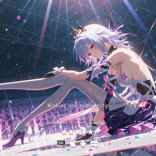 游戏动漫 崩坏星穹铁道 二次元 4K8K手机平板电脑高清壁纸 瑕蝶