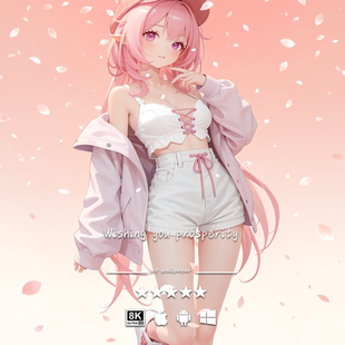 游戏动漫 崩坏3 二次元 8K手机ipad平板电脑高清壁纸 爱莉希雅