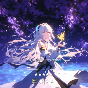 游戏动漫 崩坏星穹铁道 二次元 4K8K手机平板电脑高清壁纸 流萤