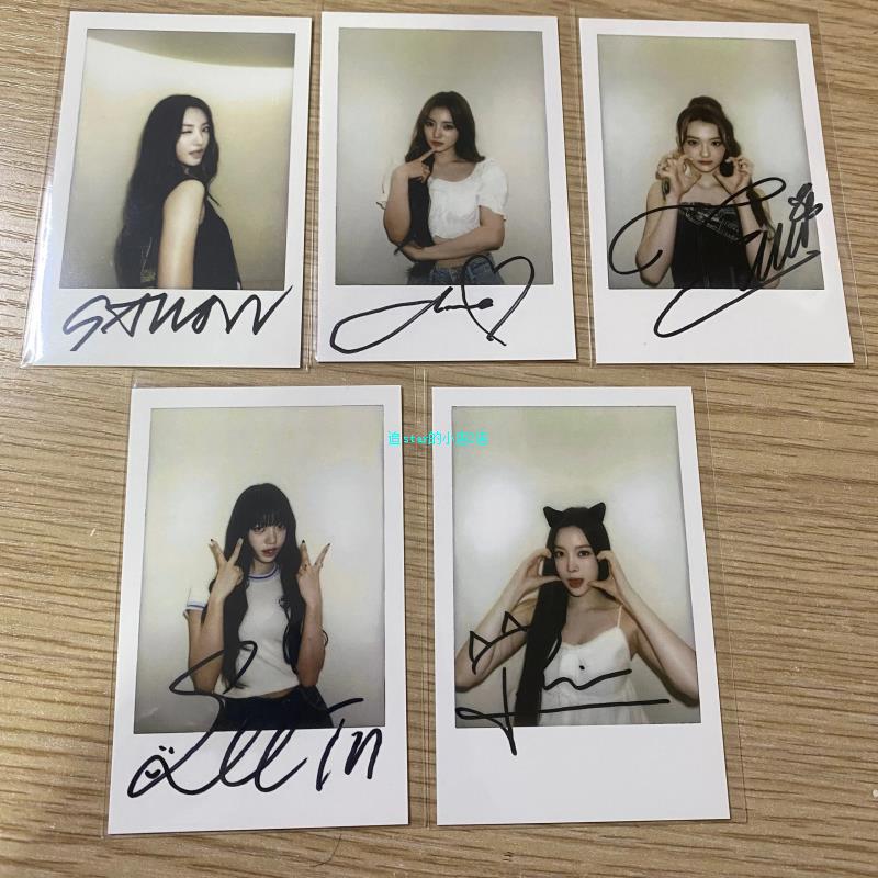 国现 喵 meovv ppmq泡泡摩奇上海签售 拍立得 全新正版 默认厂瑕