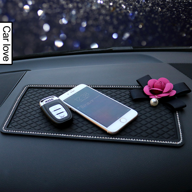 automobile Large Camellia non-slip mat vehicle new pattern Diamond mobile phone Car Perfume padin the Car/Articles/Fitting/Refit , Car Accessories/The jewelry , Mat/Protective pads  category - from Buy2taobao.com to provide professional Taobao agent buy service