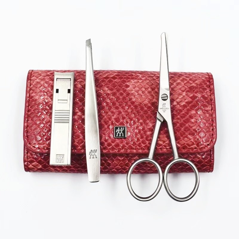 双立人美甲不锈钢超薄指甲钳个人清洁护理剪指甲刀锉鼻毛剪修眉钳