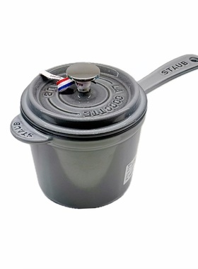 法国Staub珐琅铸铁锅迷你10cm圆形16cm迷你炒锅饭釜锅14炖锅奶锅