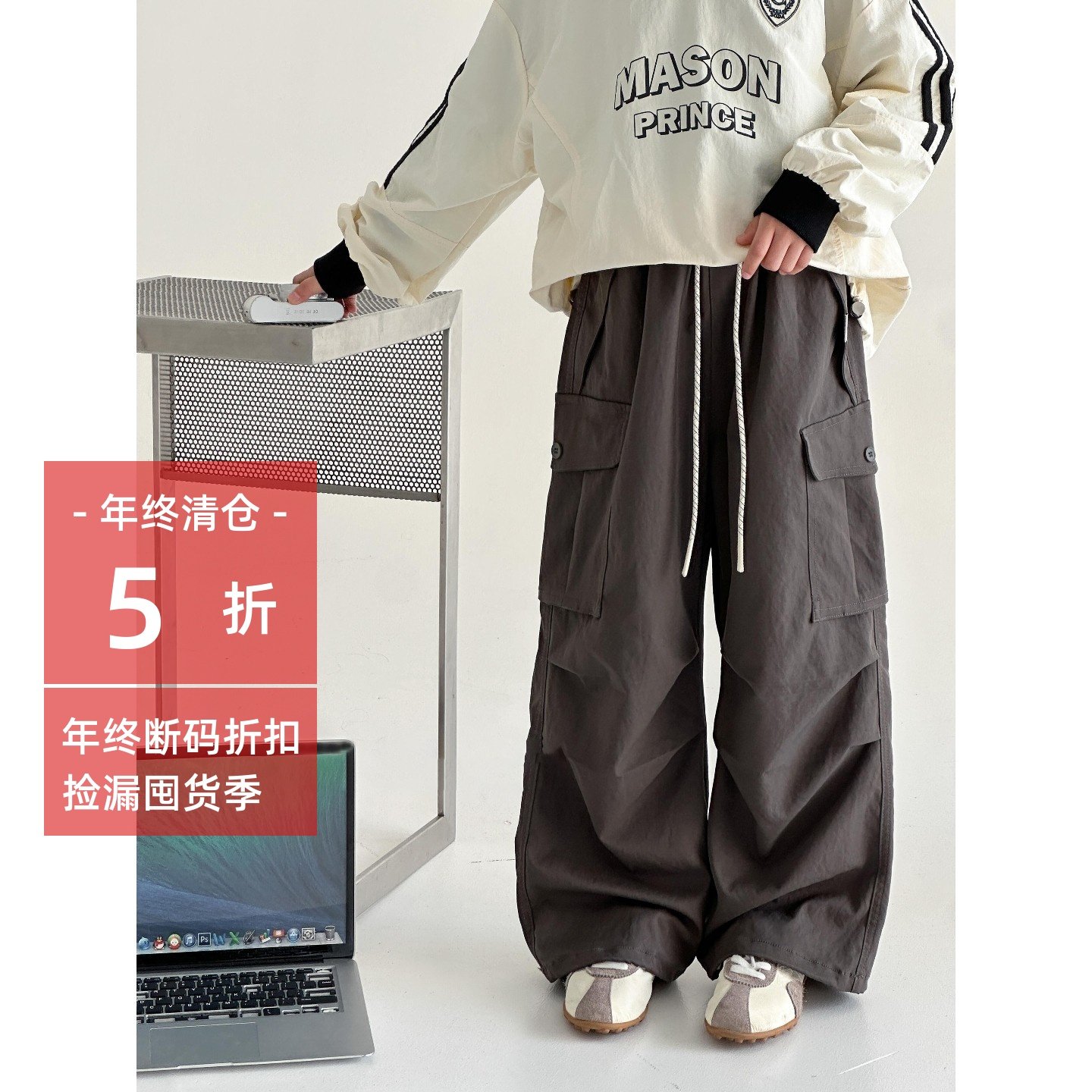 女童工装裤2025秋季新款裤子男女童韩系直筒裤中大童百搭休闲裤,童装/婴儿装/亲子装,工装裤,淘宝优惠券,粉丝福利购,淘宝优惠卷