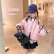 女童夹棉棒球服外套2025秋冬新款 儿童宽松夹克中大童休闲上衣 童装
