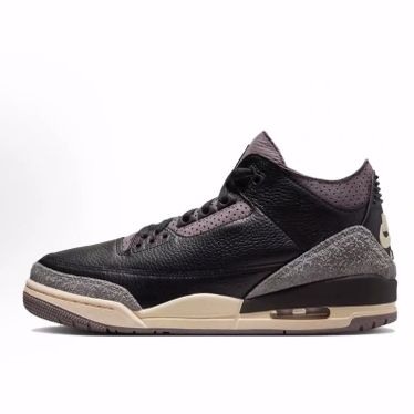A Ma Maniere x Jordan Air Jordan中帮 复古篮球鞋 男女同款黑色