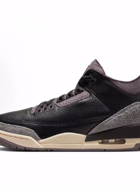 A Ma Maniere x Jordan Air Jordan中帮 复古篮球鞋 男女同款黑色