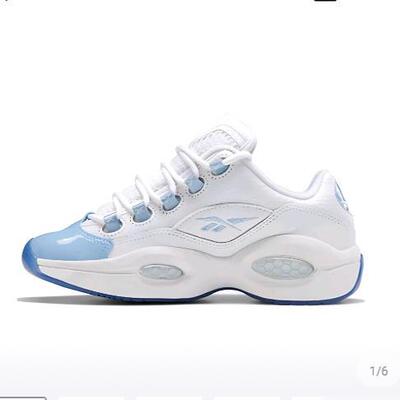 Reebok Question Low-Grade 减震防滑耐磨 低帮 篮球鞋  青少年