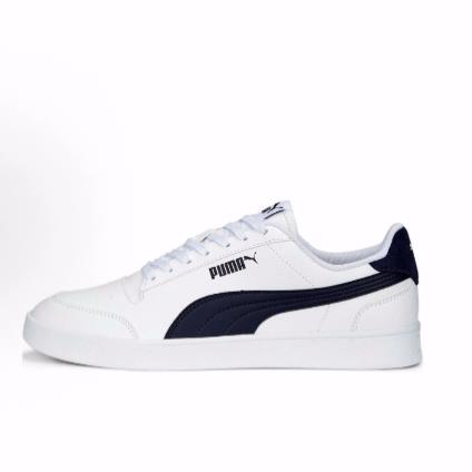 PUMA Shuffle 百搭 防滑耐磨 低帮 板鞋 男女同款 彪马白蓝黑色