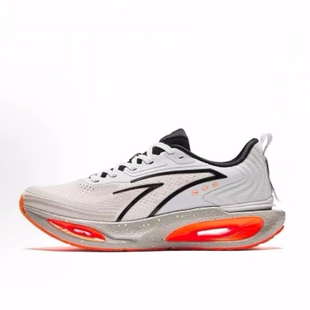 Anta安踏 虫洞 通勤百搭 慢跑鞋 织物减震低帮跑步鞋 男款 灰橙