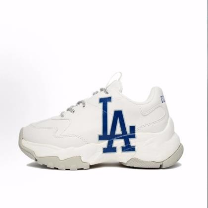MLB LA DODGERS 皮革 舒适百搭 防滑耐磨 低帮 老爹鞋 男女同款