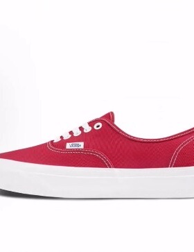 Vans Authentic Og Lx 帆布 低帮 板鞋 男女同款 红色