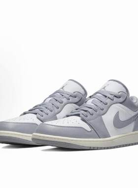Jordan Air Jordan 1 stealth and white氧化中底复古篮球鞋 男款