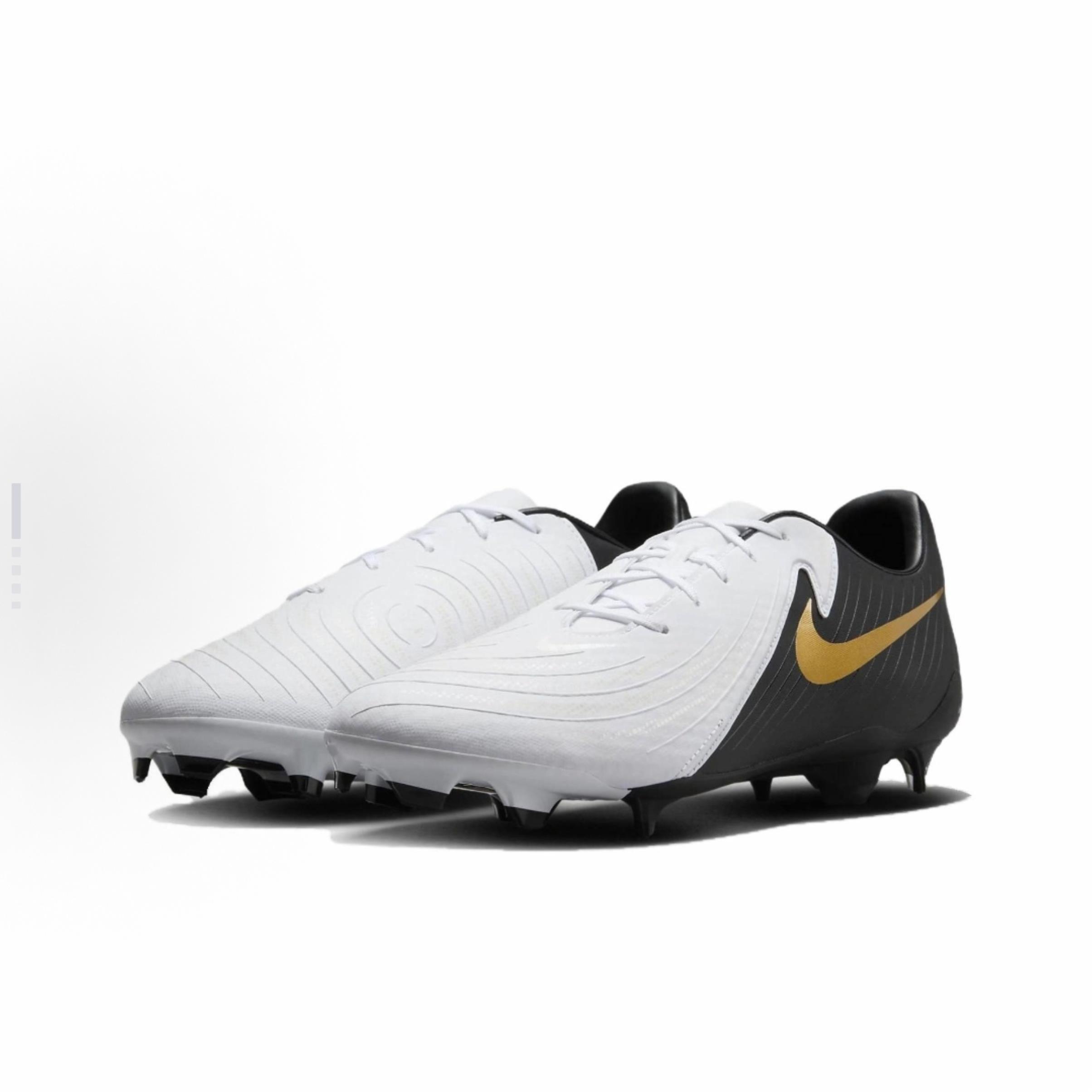 Nike Phantom GX 2 2 圆头系带足球鞋 男款 黑白FD6723-100