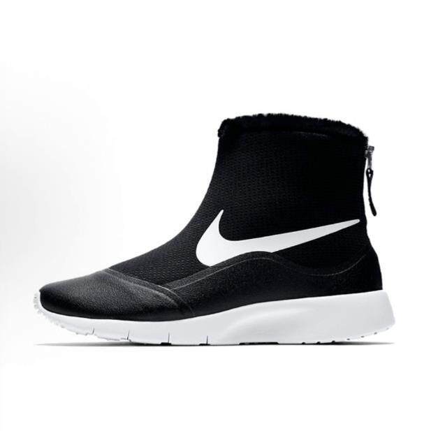 Nike Tanjun HI 舒适 高帮 儿童休闲鞋 黑白 青少年
