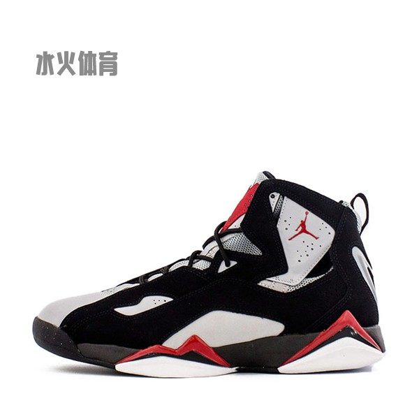 【水火体育】 Jordan 复古篮球鞋 黑色 高帮 Air 7 True Flight