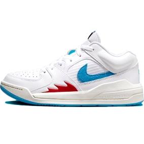 Jordan Stadium 90  低帮 生活休闲鞋 女款 白蓝红色
