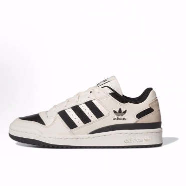 adidas originals FORUM 圆头系带 低帮 板鞋 男女同款 白黑灰