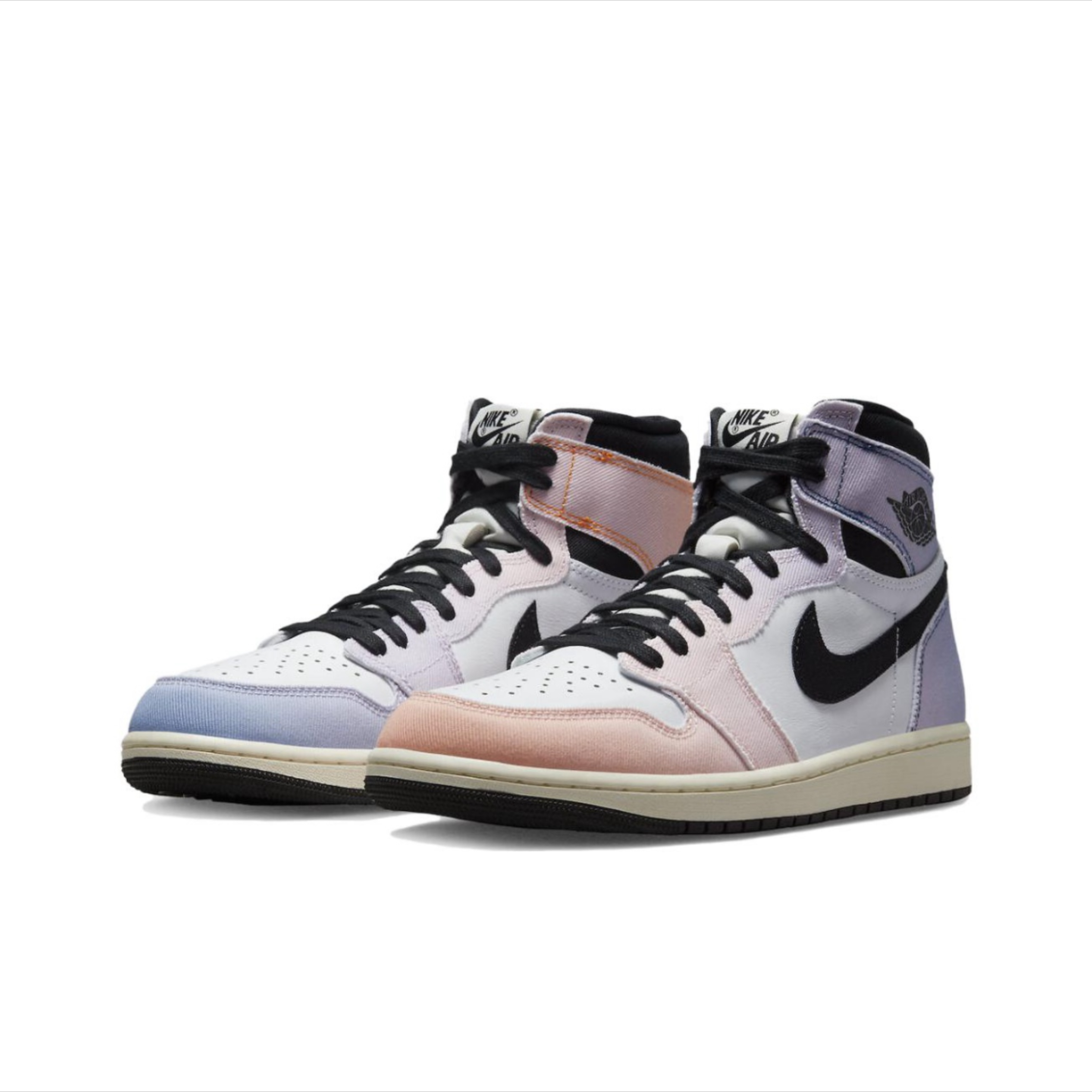 耐克Air Jordan 1 白紫渐变 男子高帮复古篮球鞋 DX0054-805