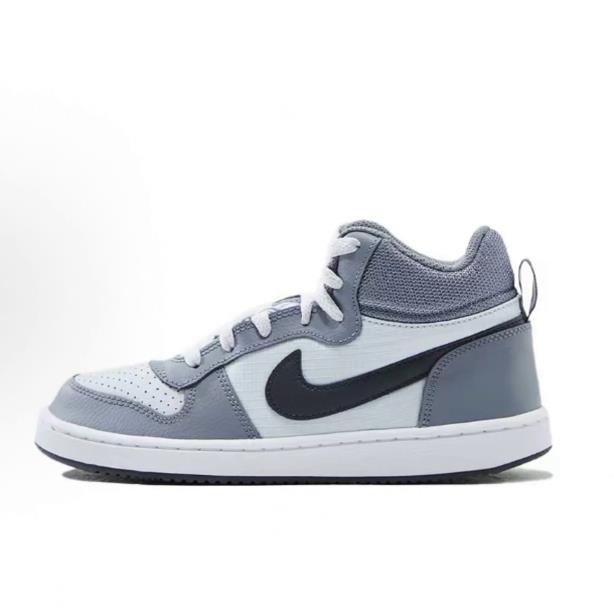 Nike Court Borough Mid休闲 中帮 板鞋 白蓝 青少年