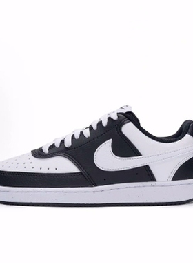 Nike Court Vision Low 低帮 板鞋 男女同款 黑白 熊猫配色