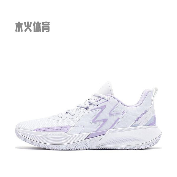 【水火体育】 361° Big3 Team 篮球鞋 白色 低帮 减震耐磨透气