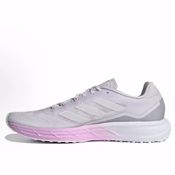 adidas Sl20 舒适 织物透气 低帮 马拉松跑步鞋 女款 灰紫