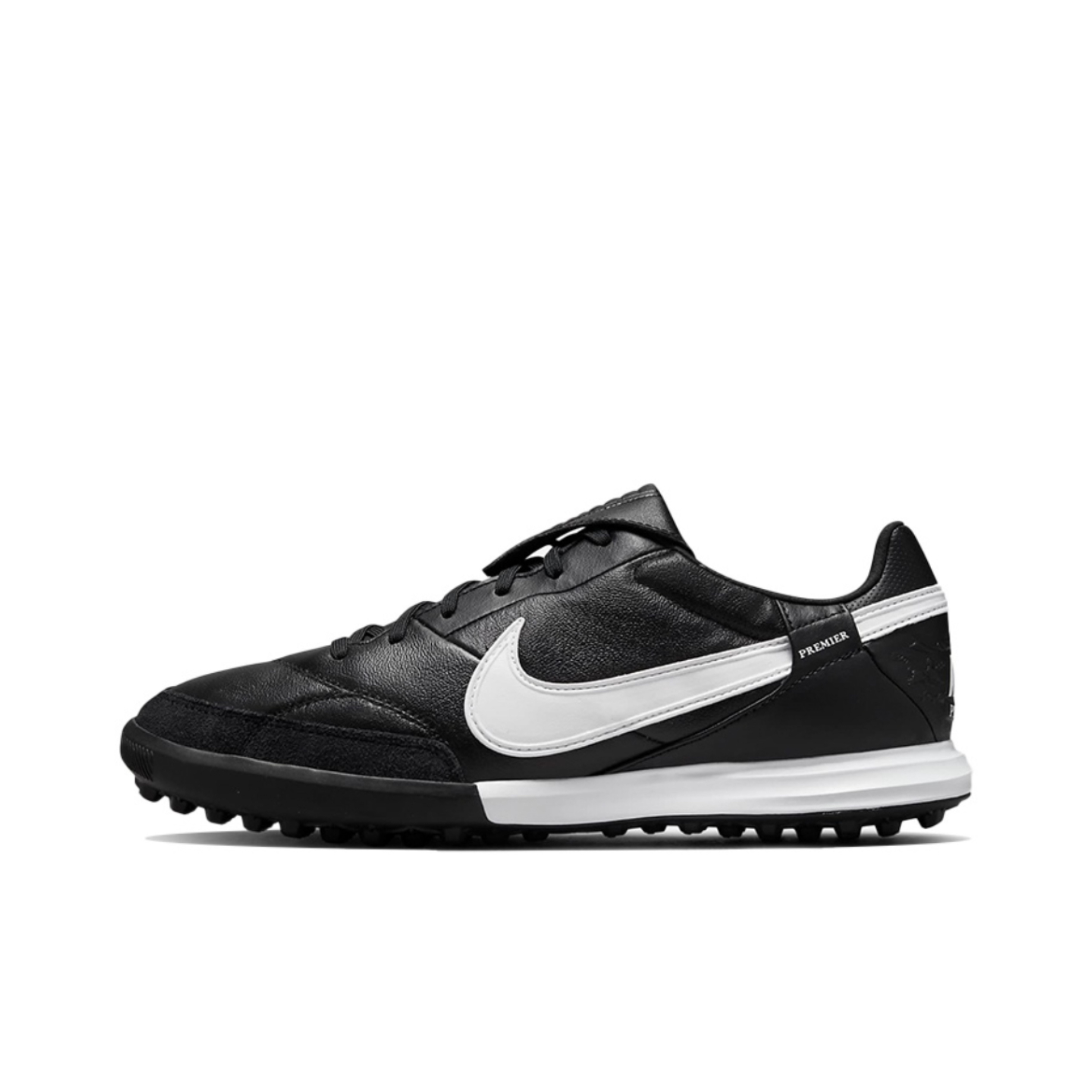 Nike Premier 3 圆头系带 TF减震足球鞋 男款 黑色AT6178-010