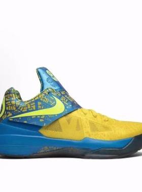 Nike KD 4 舒适百搭 防滑耐磨 低帮 篮球鞋 男女同款