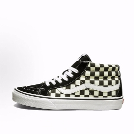 Vans SK8 MID REISSUE 舒适百搭 中帮 板鞋 男女同款 黑白