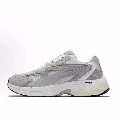 PUMA Tevaris Nitro 织物皮革 耐磨透气低帮 生活休闲鞋 男女同款